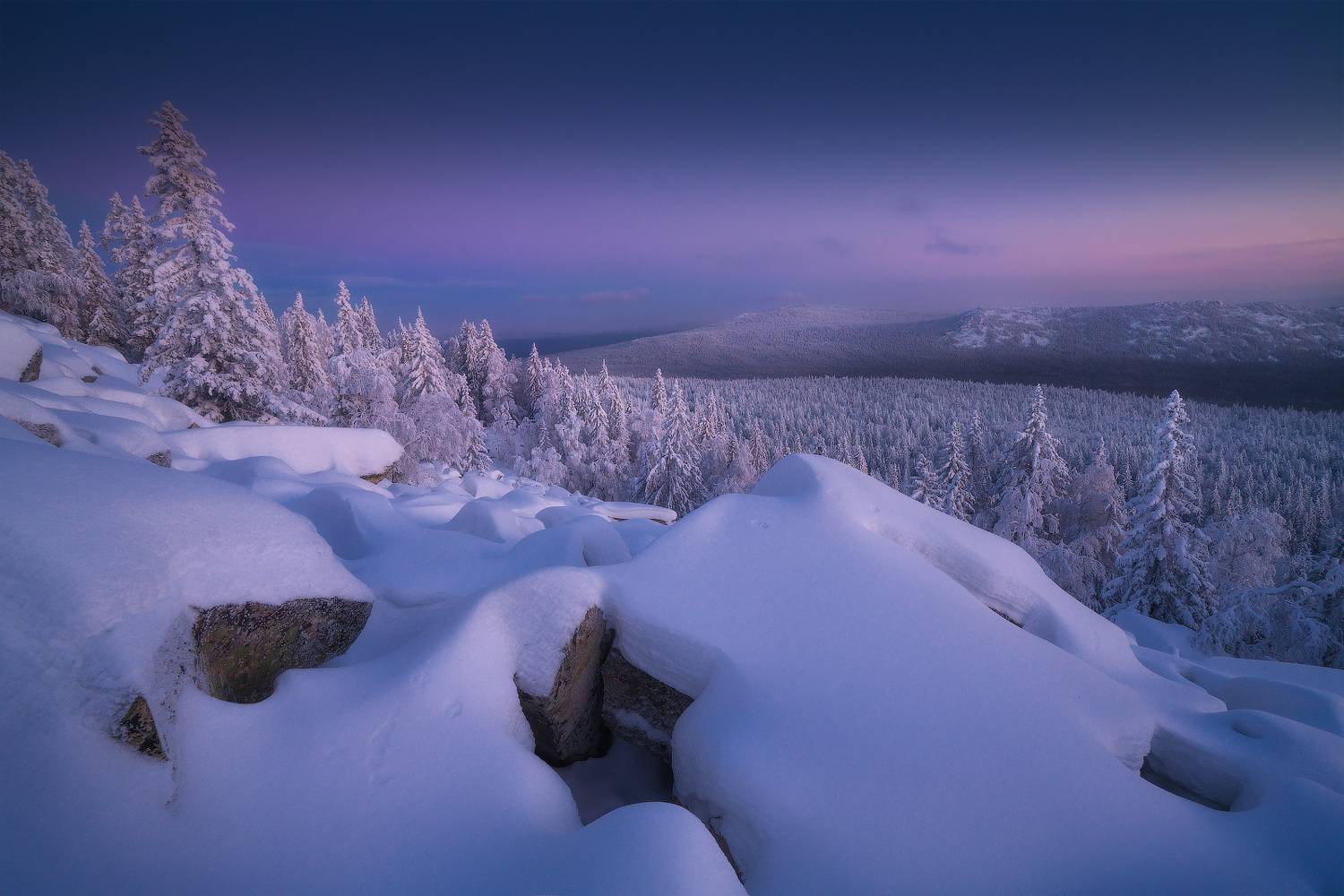 урал, таганай, зима, горы, Владимир Ляпин