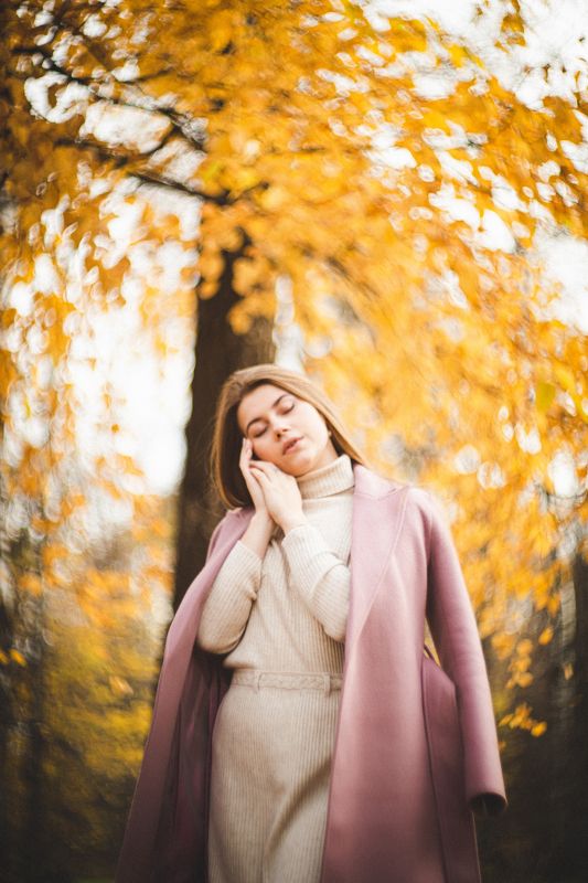 портрет, осенняя, женский портер, природа, уличная фотосессия, гелиос, осень Дарья ... осень фото превью