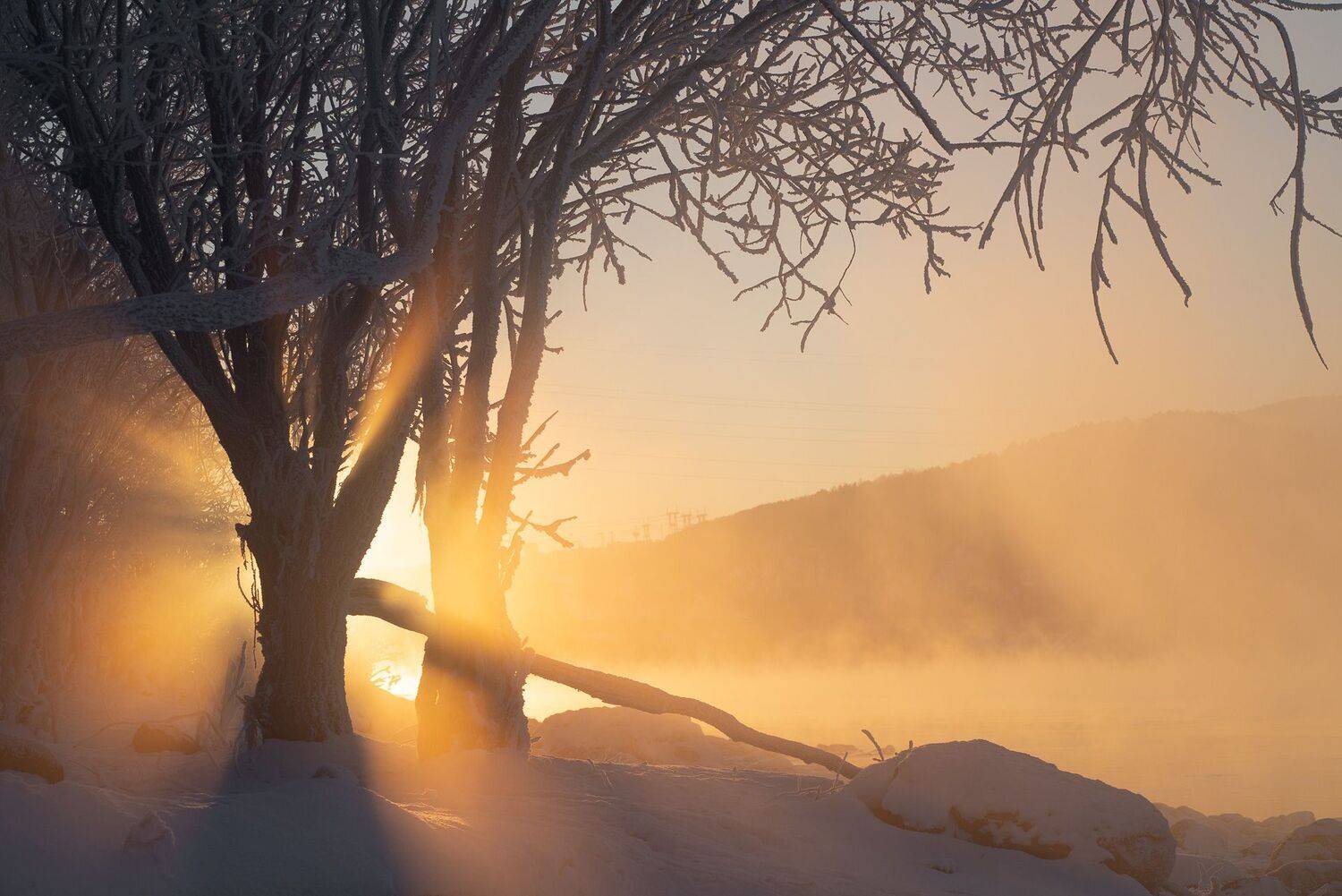 енисей, красноярск, пейзаж, красиво, мороз, зима, река, хайкинг, тревел, туризм, Александр Нерозя