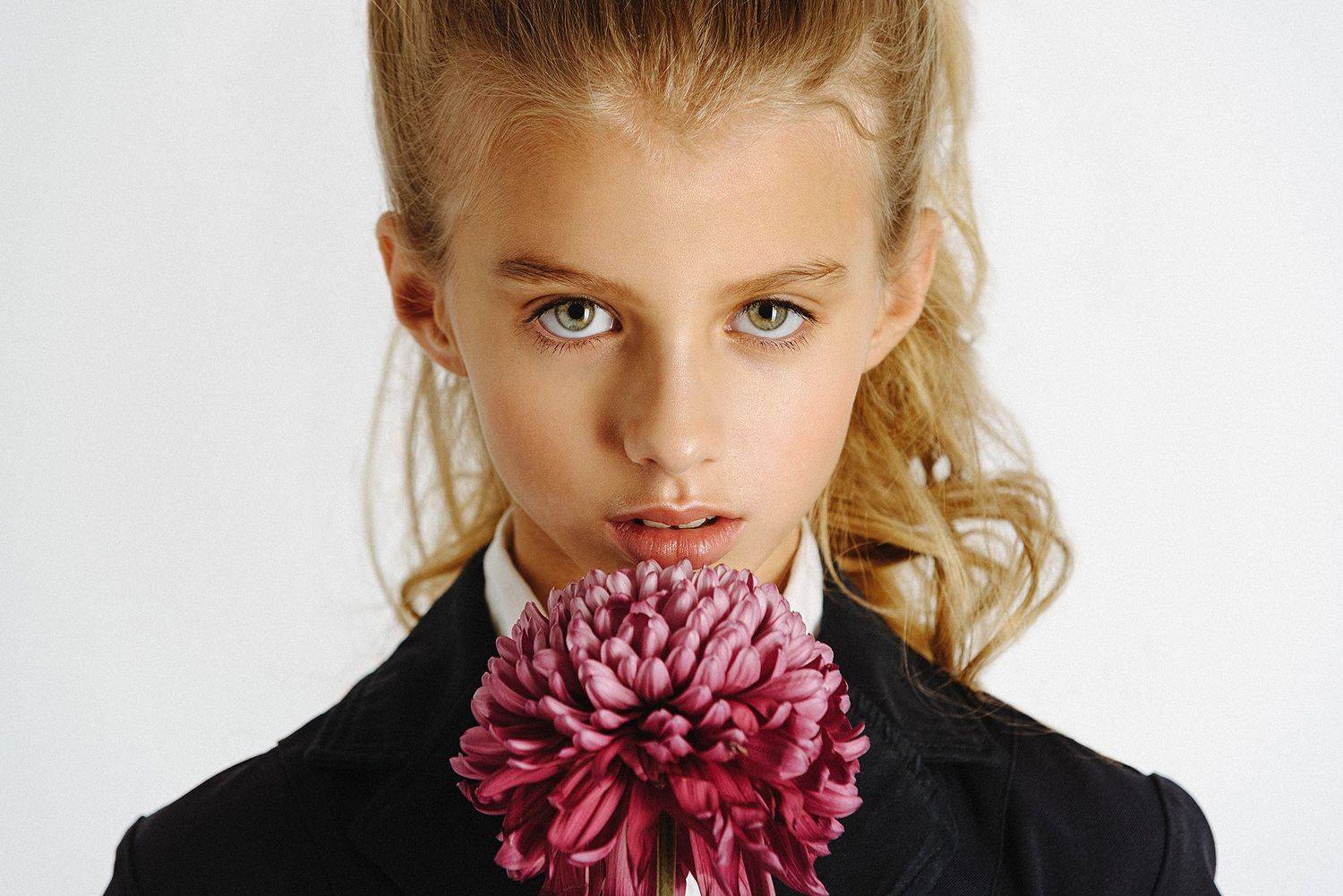 девушка, портрет, girl, portrait, цветок, глаза, Тимофей Смирнов