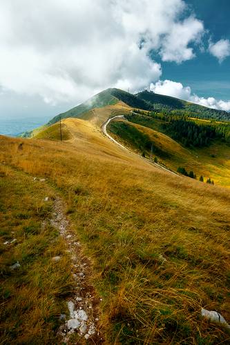Mountain view, Nevegal, Belluno, Italy.