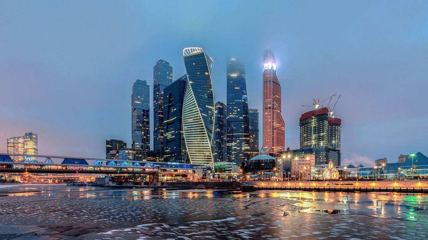 москва, москва-сити, небоскребы, сити, москва-река, высотки, город, ночной город, ммдц &laquo;москва-сити&raquo;, деловой центр, башни, деловой комплекс,moscow city, moscow, Сергей Газизов
