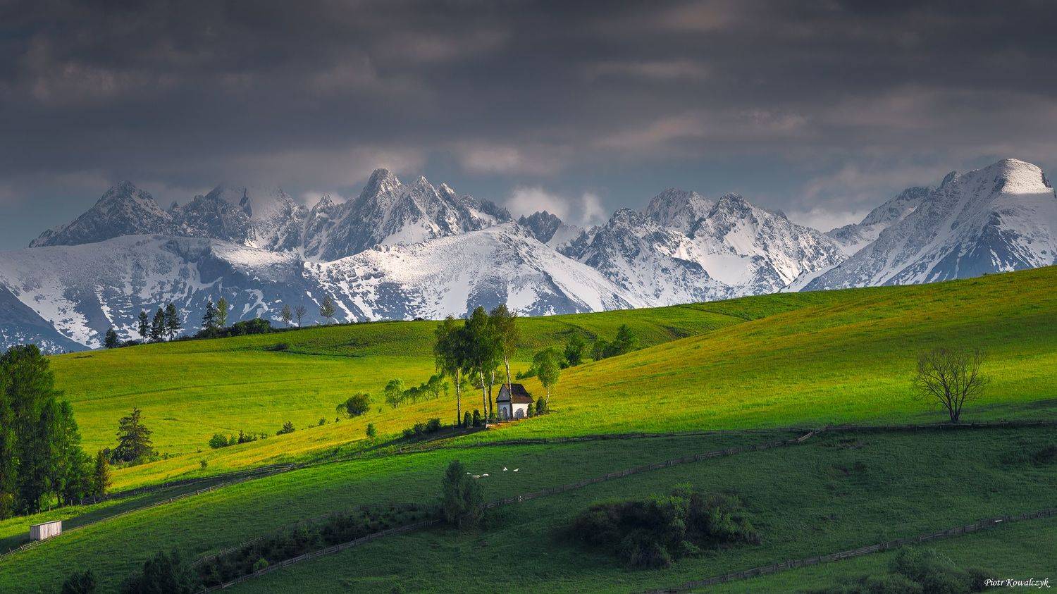polska, kacwin,kapliczka, tatry, pola, g&oacute;ry, Kowalczyk Piotr