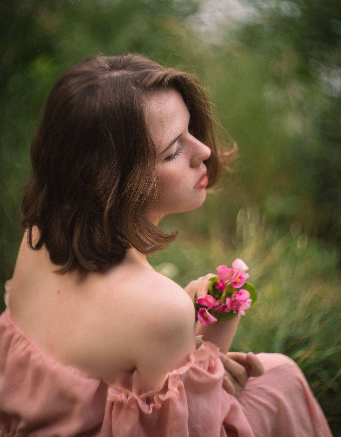 Портрет, гелиос, женский портрет, постановочная фотография, книга, сюжет, Офелия, нимфа, сказочная фотосъемка, Москва, Башкатова Юлия