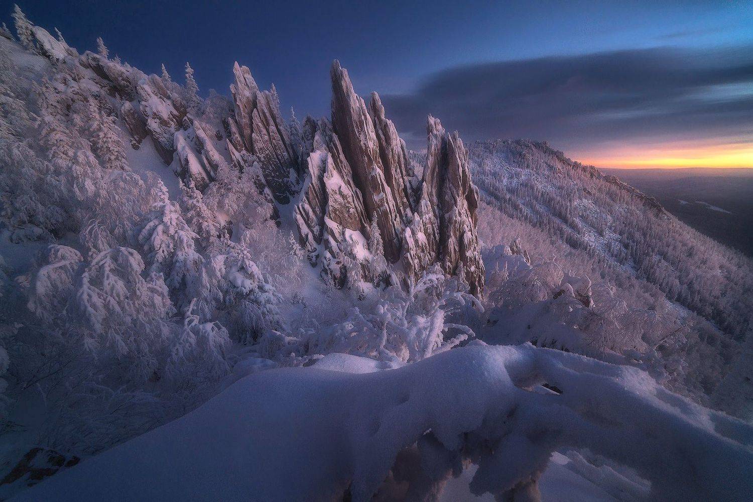 таганай, урал, горы, зима, Владимир Ляпин
