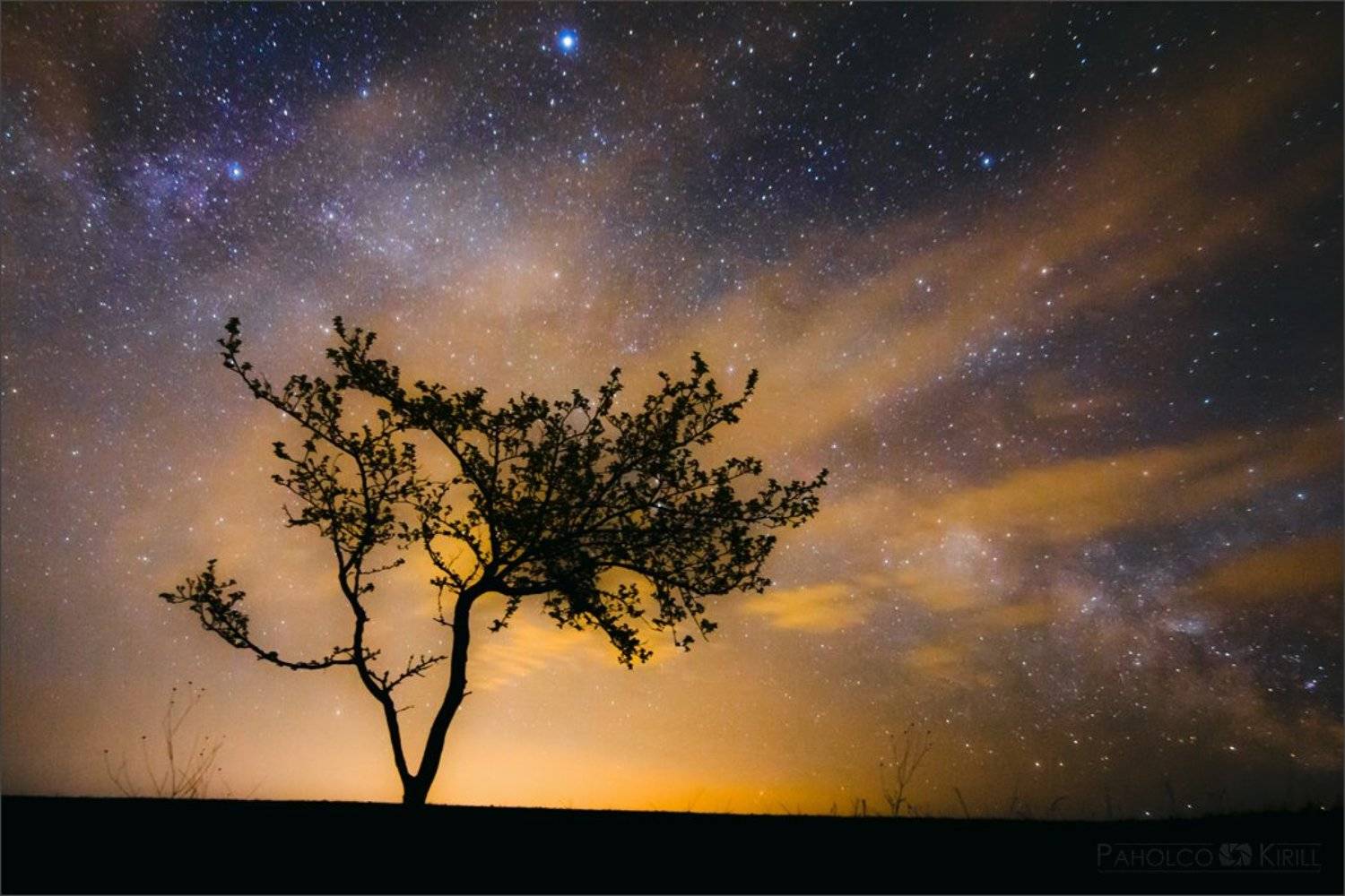 Звездная ночь, Звезды, Млечный путь, KIZILL