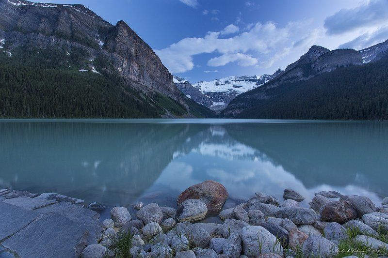 Lake, Moumtains, Sunset, Tranquility Airiness фото превью