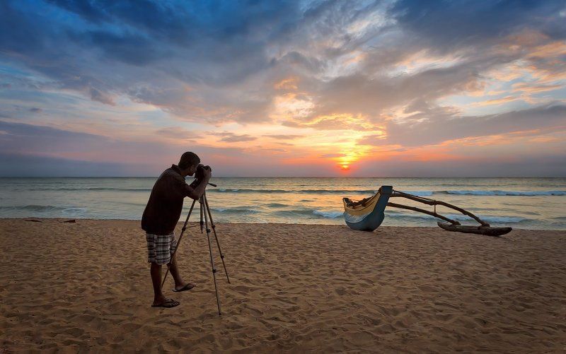 Любитель закатов фото превью