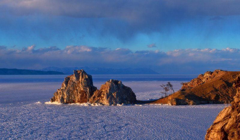 Разные мгновения одного заката. фото превью