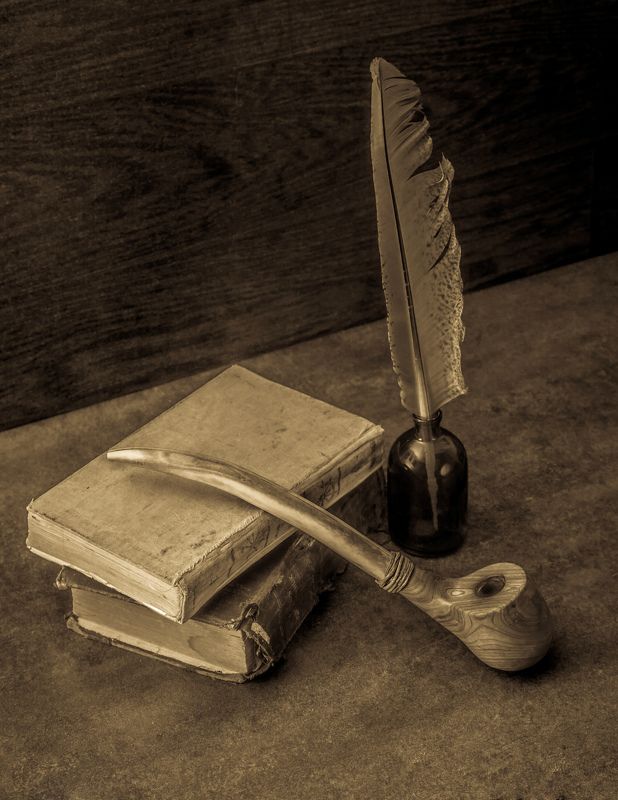 Натюрморт с трубкой-2 фото превью