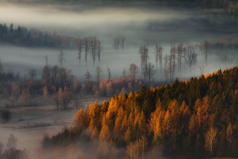 landscape,autumn,mountains,canon At the Gate of the Valley III... фото превью