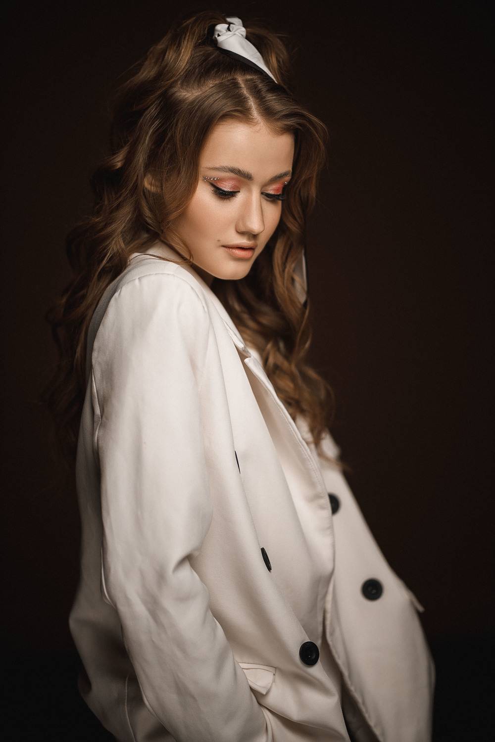 девушка, модель, портрет, фотосессия, студия, макияж, гламур, girl, model, modeling, young, portrait, make-up, творческий портрет, женский портрет, woman, young woman, glamour, постановка, постановочная фотография, fashion, Владимир Васильев