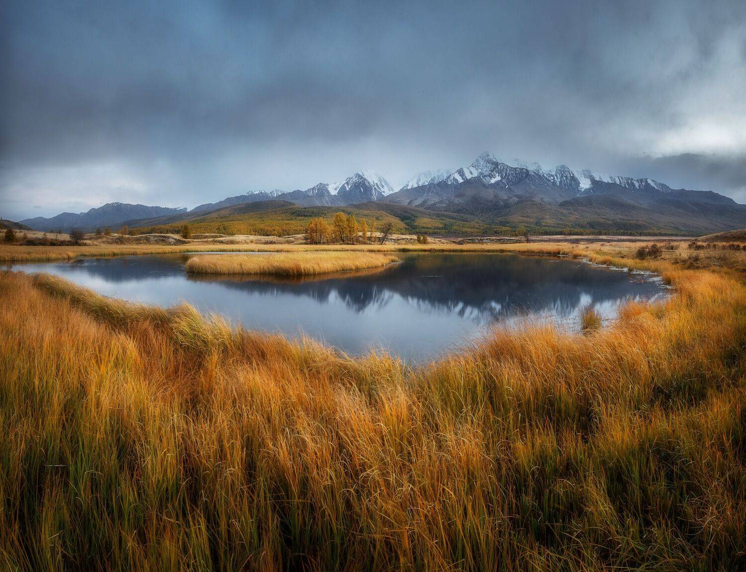 алтай, горы, осень, джангысколь, Алексей Марголин
