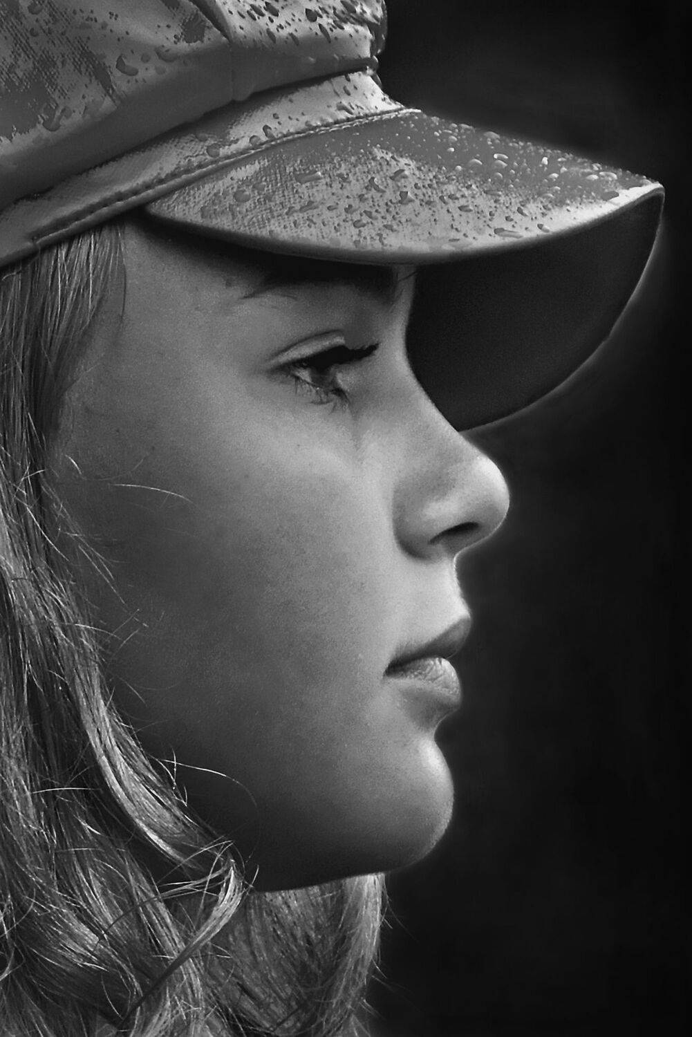 девушка, портрет, глаза, взгляд, волосы, апатиты, Николай Смоляк