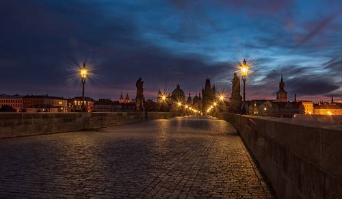 Карлов Мост. Рассвет.