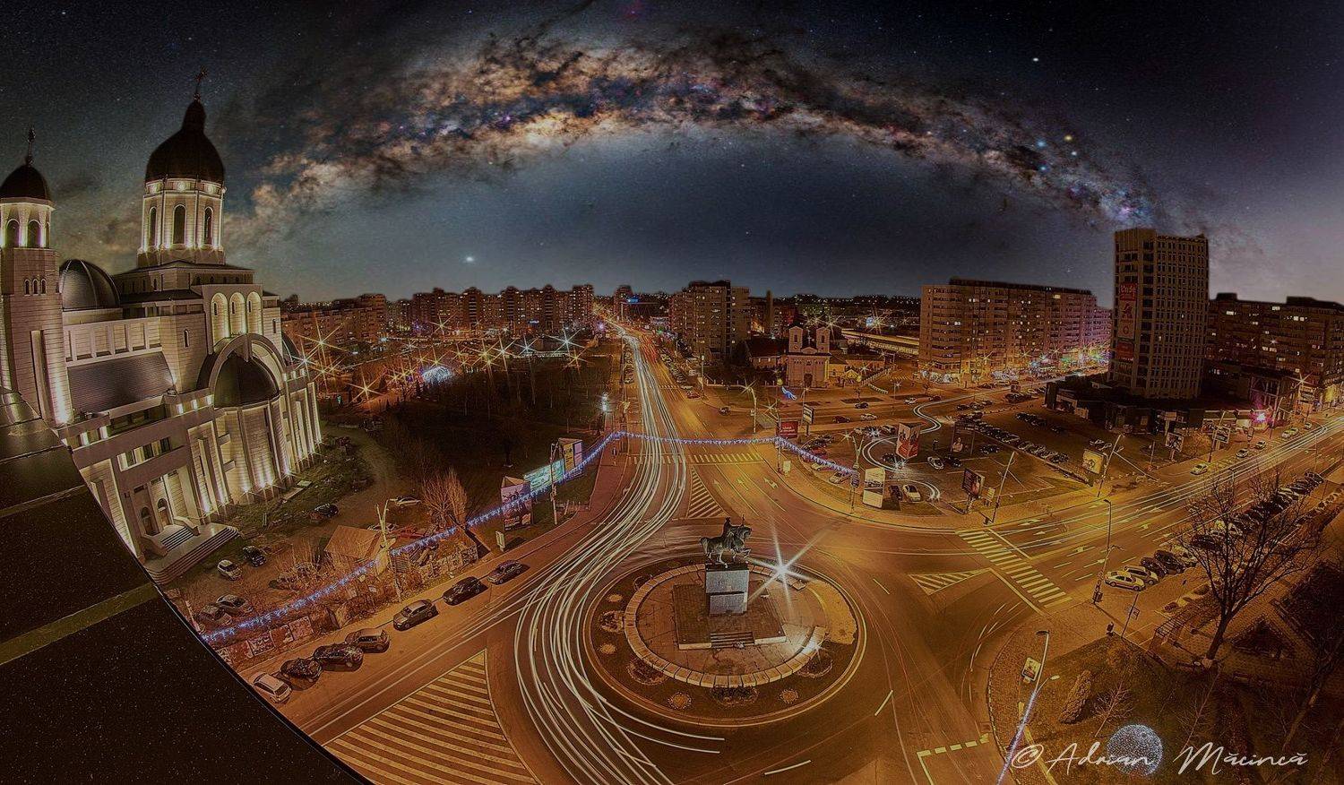 arhitecture, night, Macinca Adrian