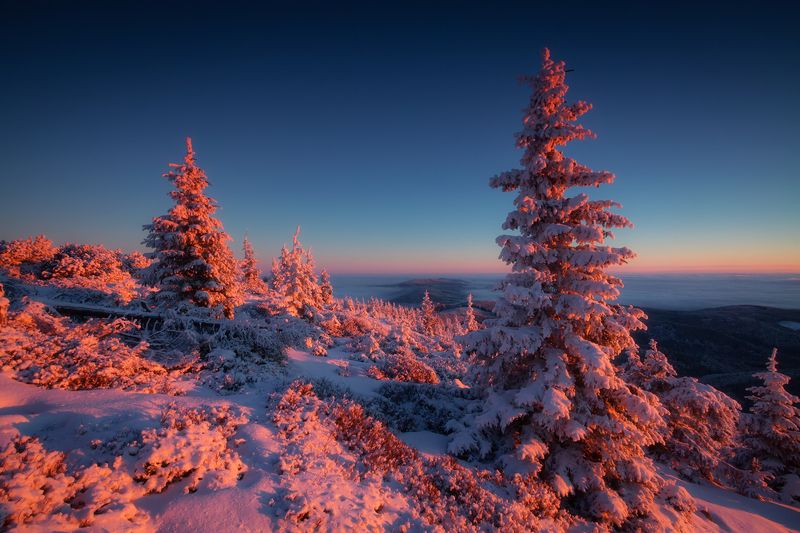 landscape,winter,mountains,canon When the Morning Comes to Meet You....II фото превью