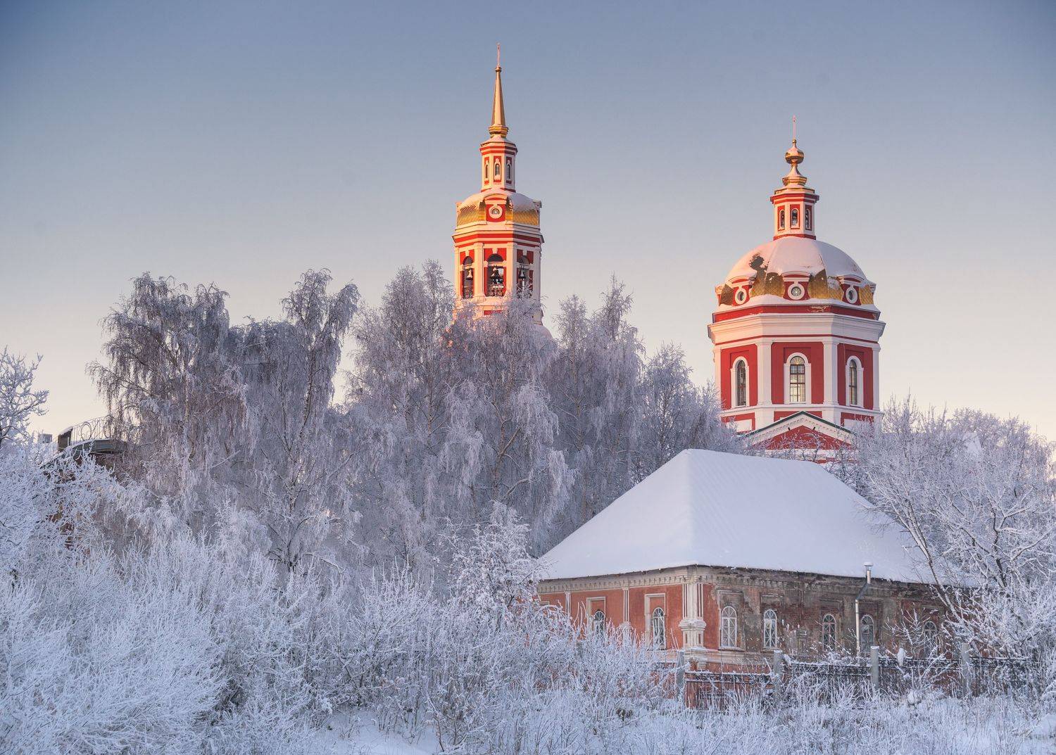 архитектура, город, пейзаж, зима, Андрей Малыгин