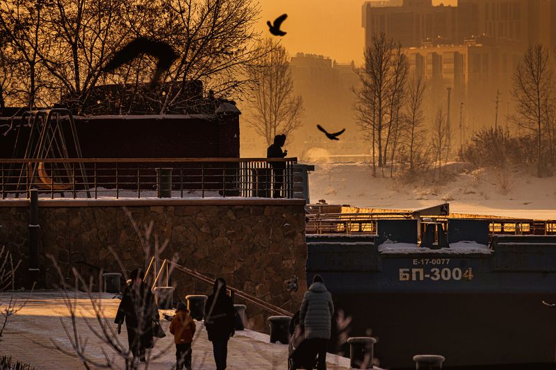 пейзаж,город,зима,фотограф,sony,slt-a99,city,street,photographer,people Морозная сибирь фото превью