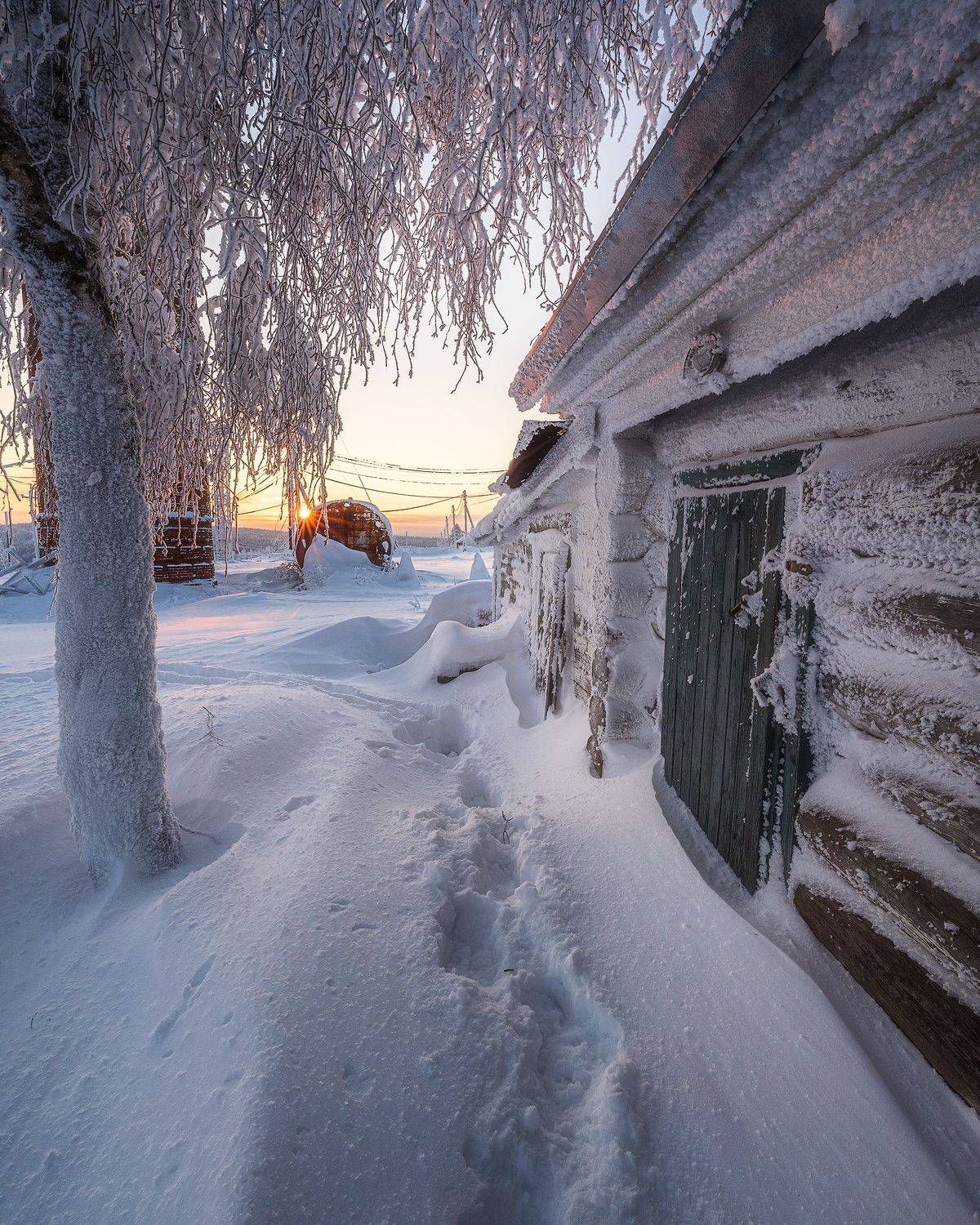 монастырь, пейзаж, россия, белогорский монастырь, вечер, пермь, пермский край, урал, путешествия, зима, Кирилл Кузнецов