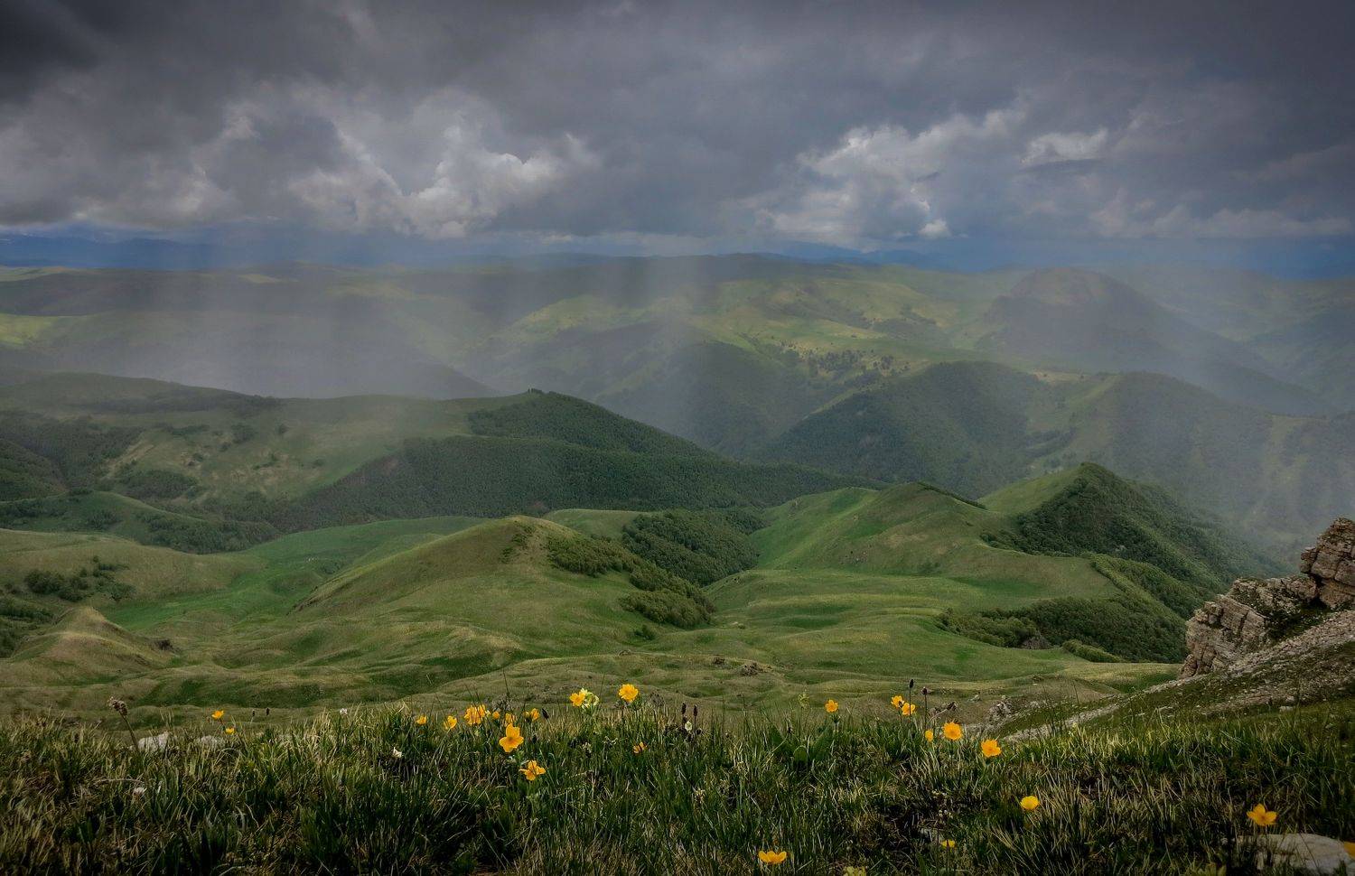 кавказ, дождь, нд, горы, плато бермамыт, лето, бермамыт, caucasus, rain, mountains, bermamyt plateau, summer, северный кавказ нд, северный кавказ, Демкина Надежда