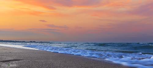 Закат на побережье Каспия (Sunset on the Caspian coast)