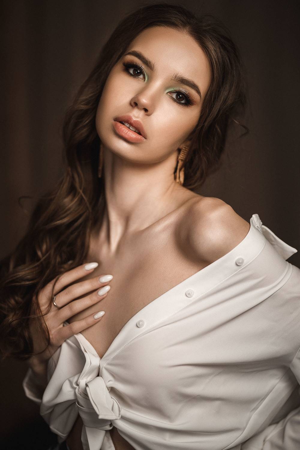 девушка, модель, портрет, фотосессия, студия, макияж, гламур, girl, model, modeling, young, portrait, make-up, творческий портрет, женский портрет, woman, young woman, glamour, постановка, постановочная фотография, fashion, Владимир Васильев