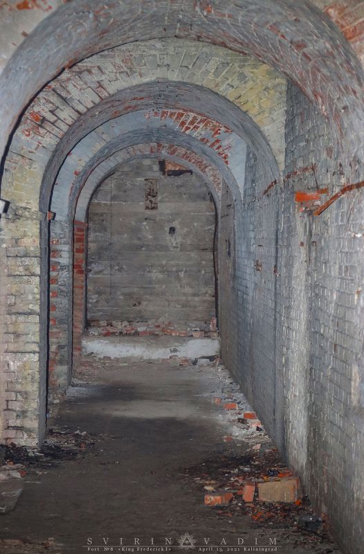 Король Фридрих I, развалины, форт, Калининград, Кёнигсберг, Германия, Россия, укрепление, крепость, König Friedrich I., Ruinen, Fort, Kaliningrad, Königsberg, Deutschland, Russland, Befestigung, Festung  «Коридор» фото превью