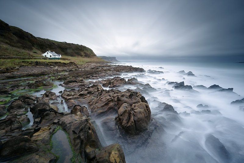 Ballycastle, Long exposure, North Coast, Northern ireland, Rain, Seascape North Coast фото превью