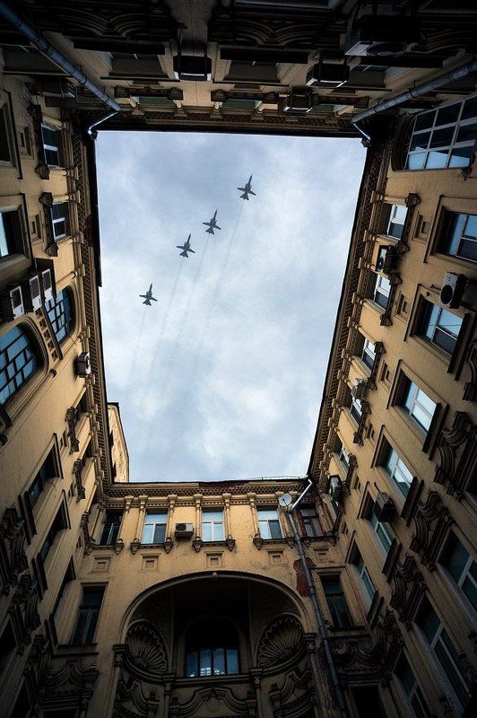 Авиапарад, Колодец, Москва, Самолёт, Су-24 Стальные птицы фото превью