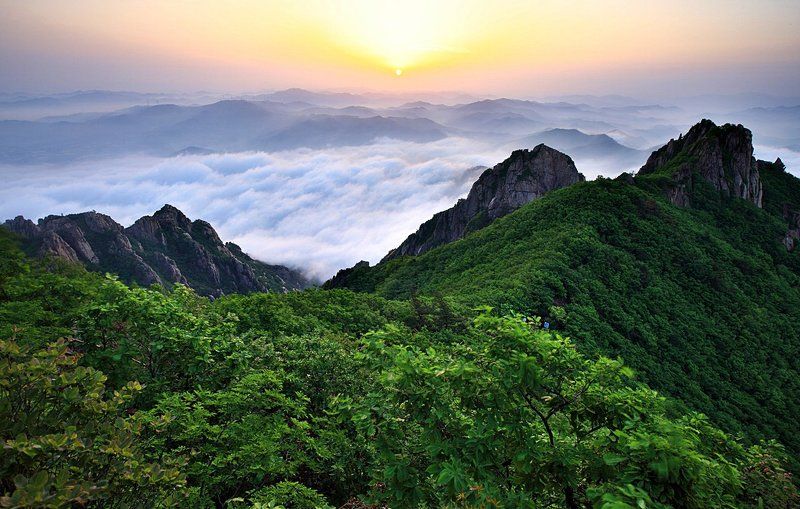 Morning of the Wolchul Mt. фото превью