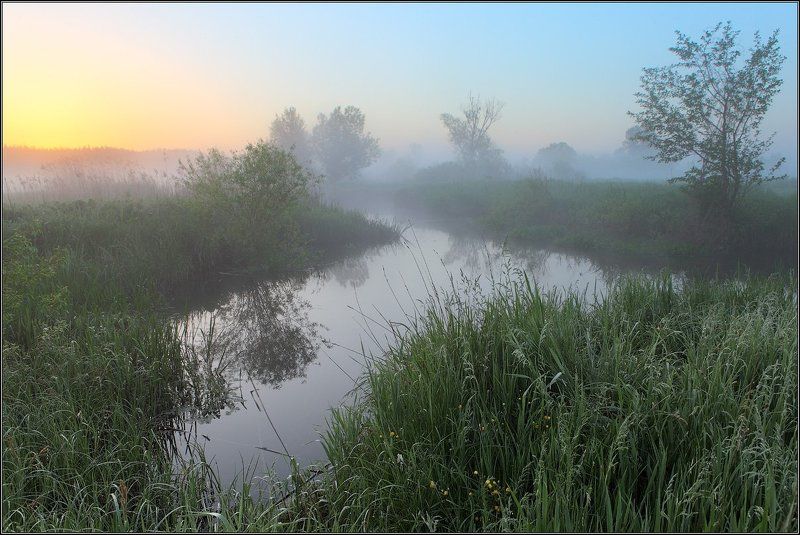Рассвет на Мже. фото превью