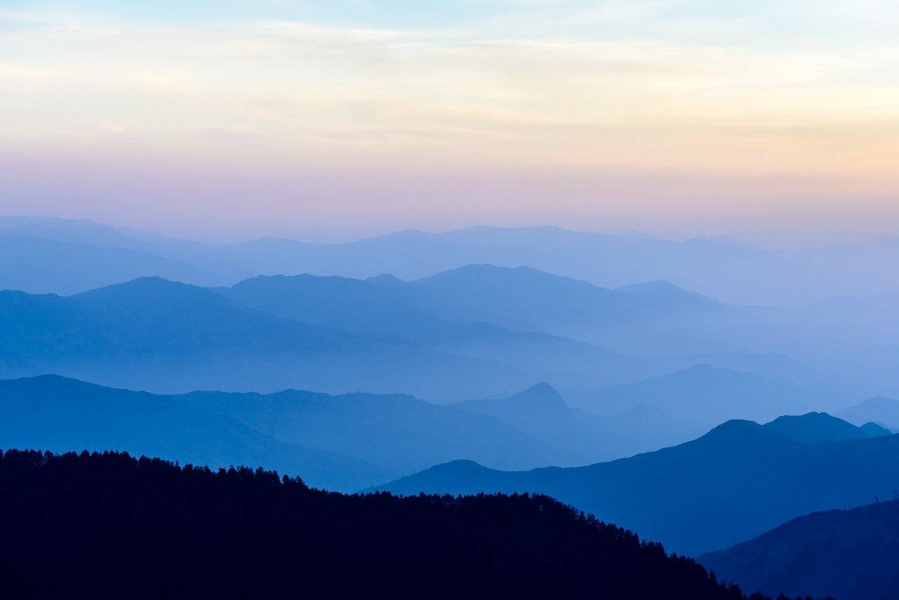 Гималаи, Горы, Закат, Лангтанг, Непал, Облака, Пейзаж, Сергей Пестерев