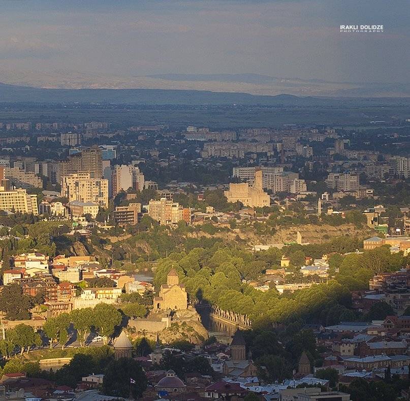 Church, Georgia, Landscape, Metekhi, River, Sunset, Tbilisi, Trees, ირაკლი დოლიძე