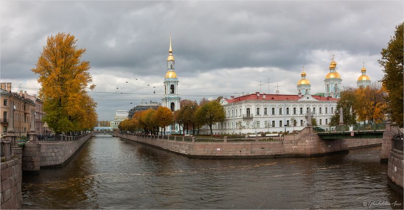 город, архитектура, санкт-петербург, питер, панорама, осень *** фото превью