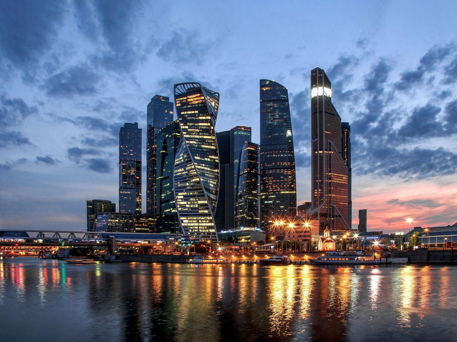 москва, москва-сити, небоскребы, москва-река, высотки, город, ночной город, Сергей Газизов