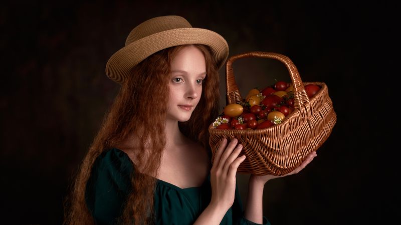 pyzhikphoto, портрет, классика, классический портрет, портрет девушки, женский портрет, portrait, classic, art, красавица Портрет Дарьи  фото превью