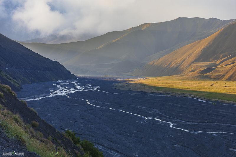 landscape,nature,природа Раннее утро в горах фото превью