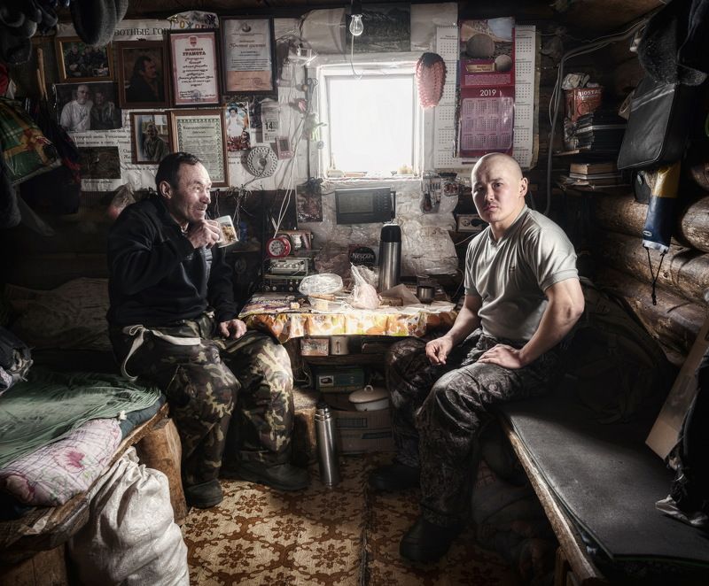 манси, народ манси, вишера, вишерский заповедник, кордон лиственничный, зима, изба, портрет, вогулы, мужской портрет, быт манси, бахтияровы, 71 квартал Последние манси на Вишере фото превью