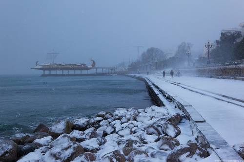 Зима в Ялте