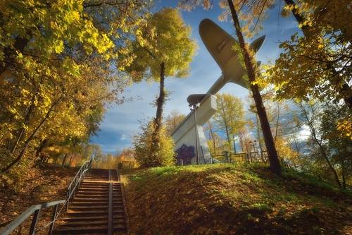 В осеннем парке