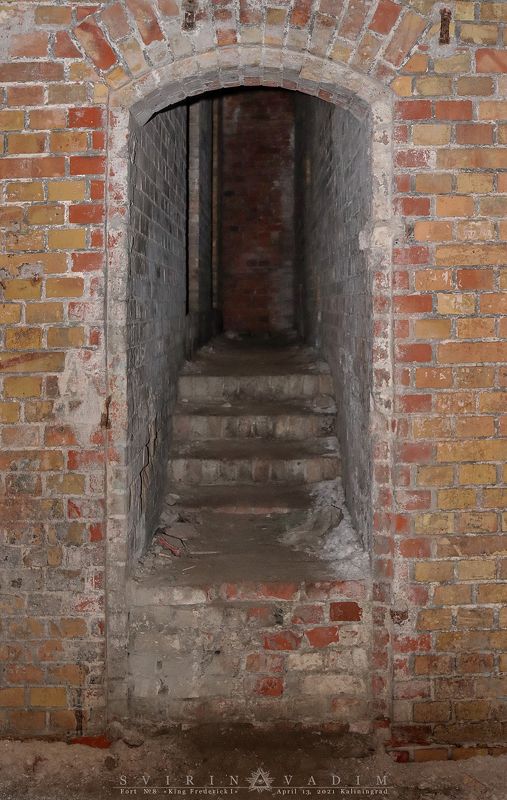 король фридрих i, развалины, форт, калининград, кёнигсберг, германия, россия, укрепление, крепость, könig friedrich i., ruinen, fort, kaliningrad, königsberg, deutschland, russland, befestigung, festung «Ступени» фото превью