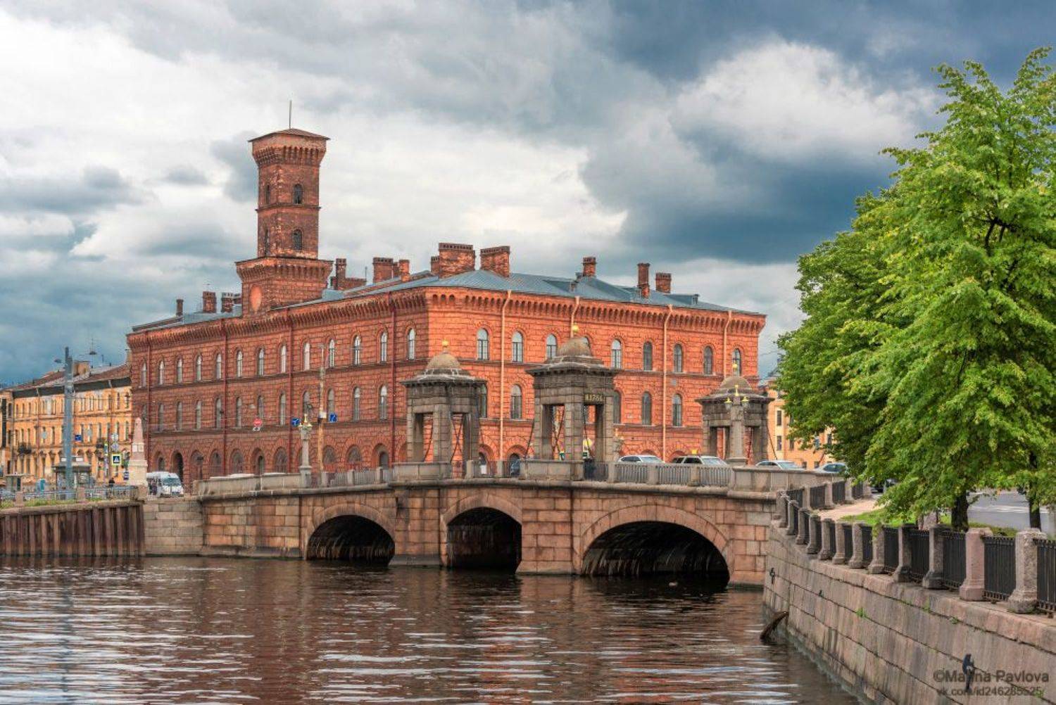 город, архитектура, городской пейзаж, река фонтанка, старо-калинкин мост, съезжий дом 4-й адмиралтейской части, коломна, адмиралтейский район, летний петербург, nikon, Павлова Марина