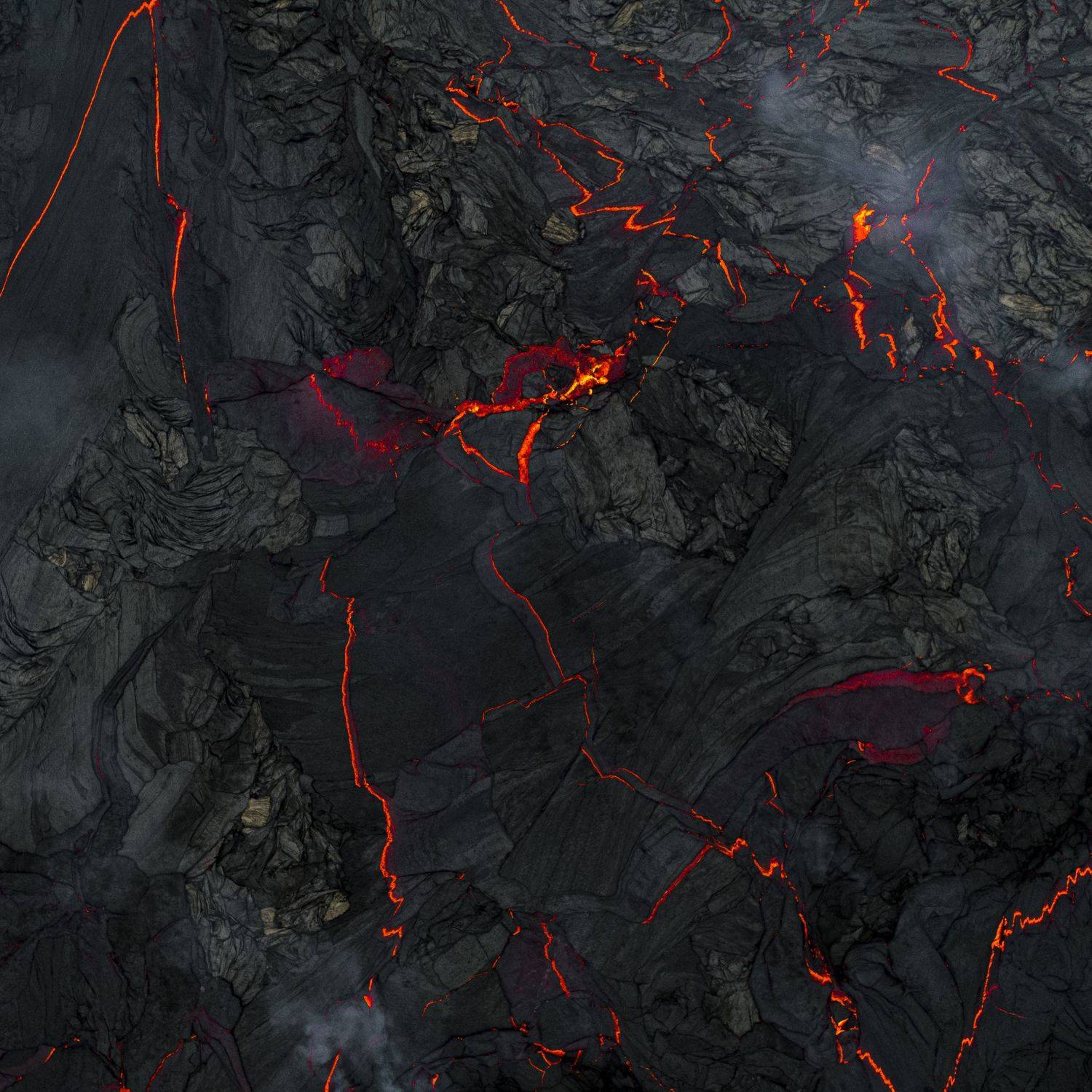 аэрофотосъёмка,aбстракция,кратер, извержение вулкан ,лава, Ruslan Stepanov