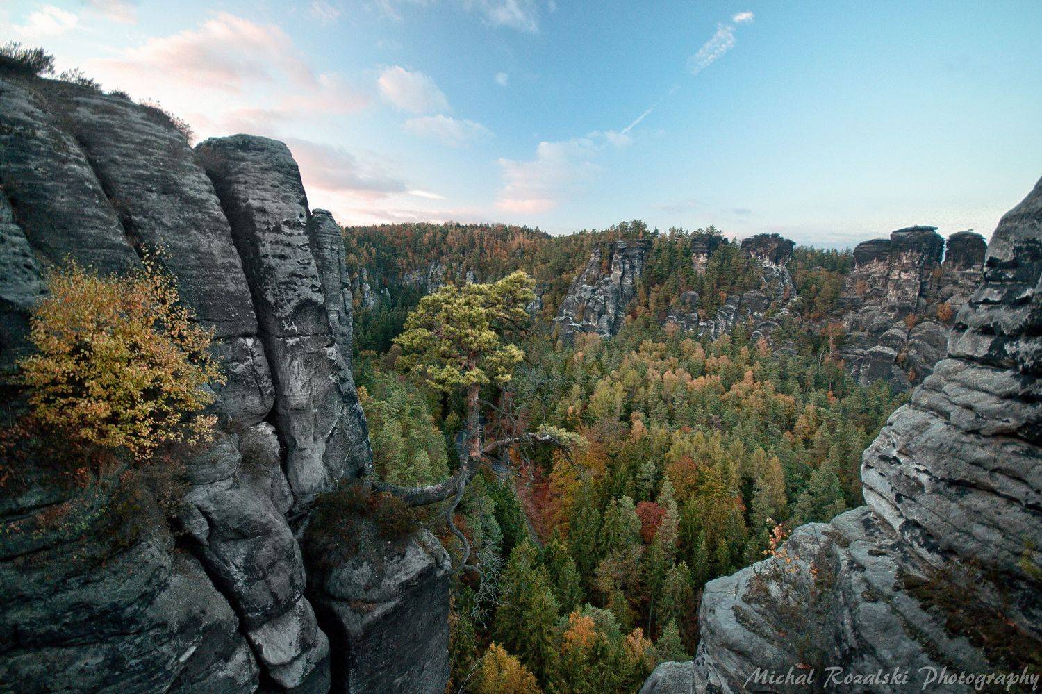 autumn, ,sky, ,clouds, ,sunset, ,tree, ,rocks, ,mountains, ,colors, ,forest, ,, Michal Rozalski