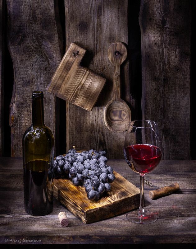 Бокал вина фото превью