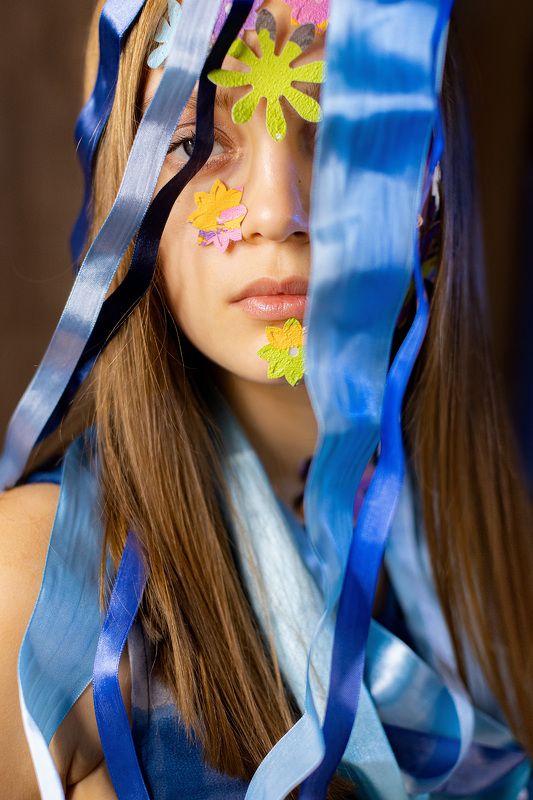 ленточки-цветочки фото превью