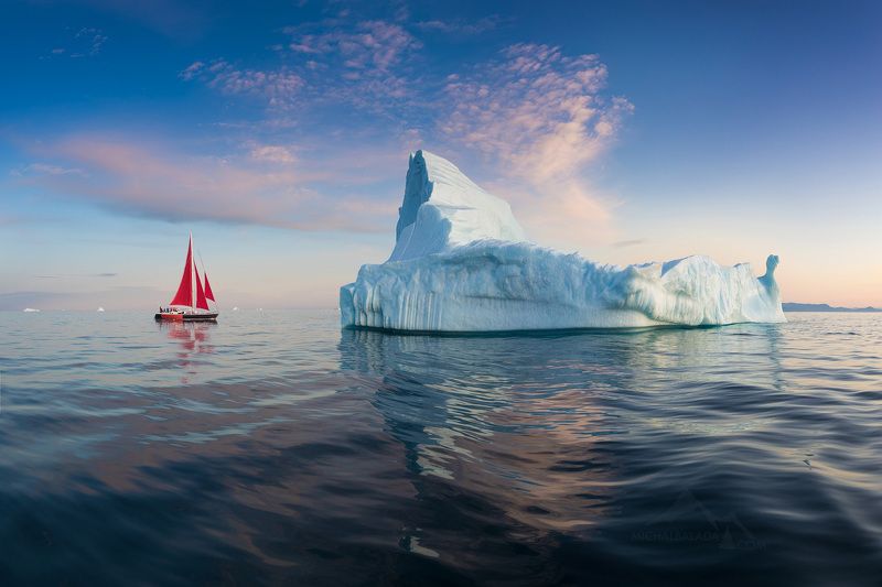 greenland sea iceberg ice water calm sky ... GREENLAND ... фото превью
