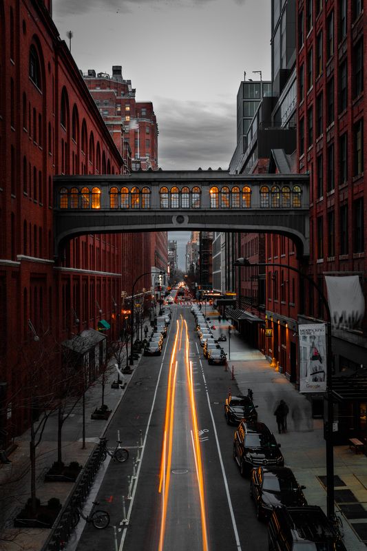 архитектура, сша, нью йорк Old bridge in Chelsea фото превью
