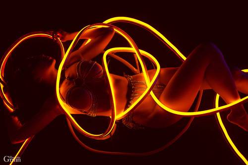 Orange neon
